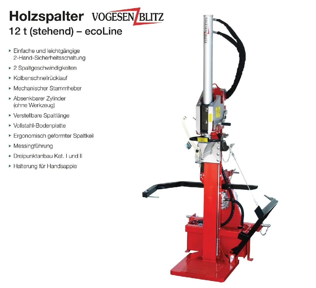 Holzspalter VPF12 Vogesenblitz ZW