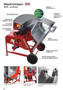 Wippkreissäge WSA-700ED Mit Schutz 5,5kW