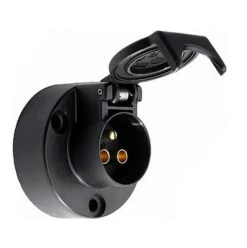 Steckdose 12V 3-Pol Kunststoff