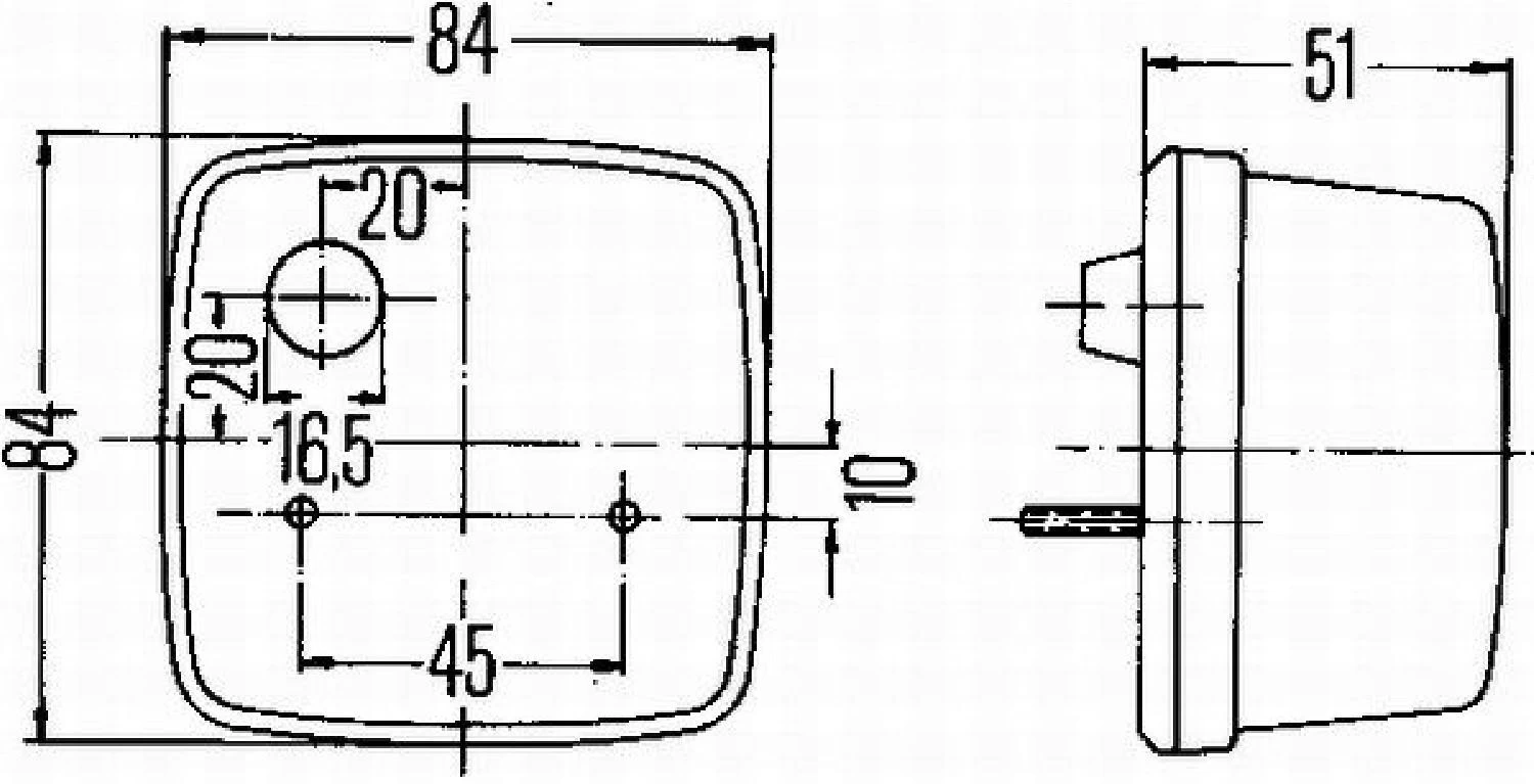 LEUCHTE SCHLUSS-BLINK HELLA 2 LEUCHTE SCHLUSS-BLINK HELLA – Bild 2