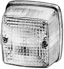 LICHTSCHEIBE HELLA Weiß Nml.