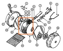 ERSATZMASSBAND 15M Husqvarna O.Haken
