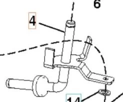 Husqvarna ACHSSCHENKEL LINKS TC/TS 238 242 138