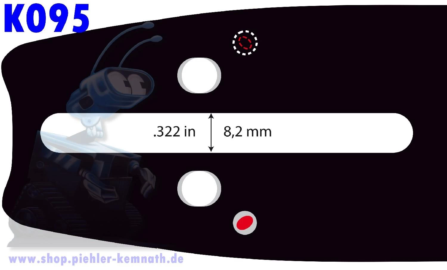 Husqvarna FÜHRUNGSSCHIENE 3/8 45cm Klein Husqvarn 2 Husqvarna FÜHRUNGSSCHIENE 3/8 45cm Klein Husqvarn – Bild 2