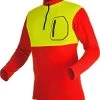 Zipp-Neck Shirt Langarm Pfanner M/ Rot